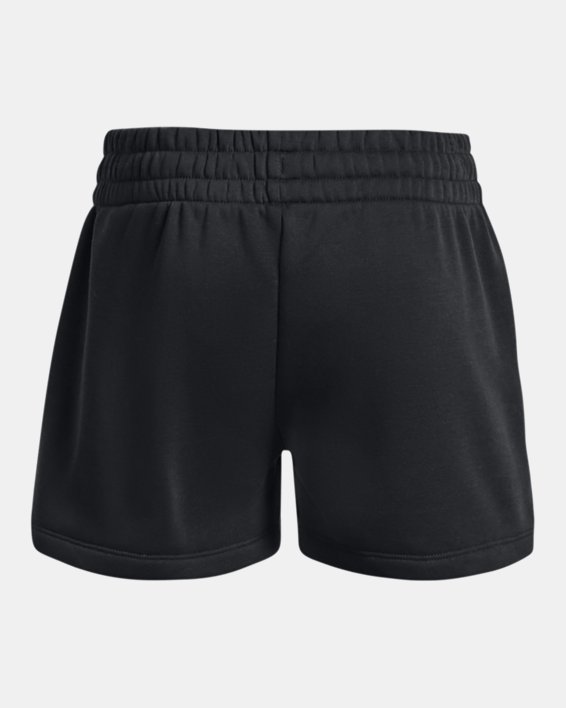Girls' UA Rival Fleece Shorts, Black, pdpMainDesktop image number 1